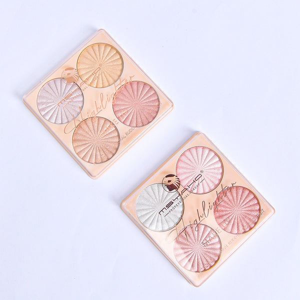 4-Shade Highlighter Palette – Luminous Glow Collection