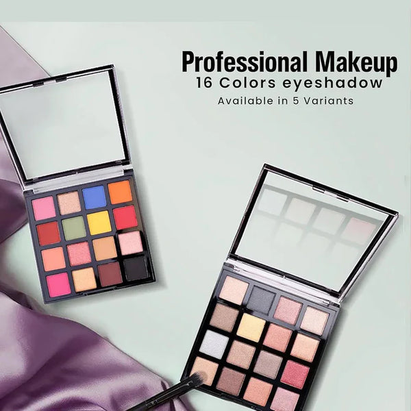 Half N' Half Professional 16 Colors Eyeshadow Palette – Stunning Glam in Every Shade